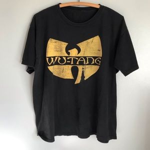 Wu Tang T-Shirt Distressed Black XL